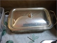 Silver Plate lidded casserole