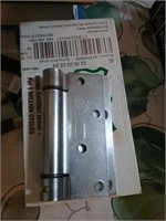 Two boxes of stainless steel hinges