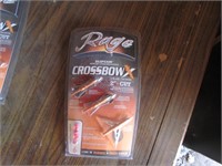 Rage crossbow Blades New in box