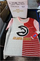 6- atlanta hawks t-shirts asst size