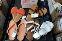 5- ladies sandals size 8.5