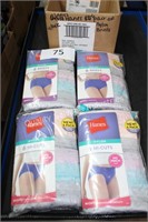 4-6pk ladies nylon underwear size 6