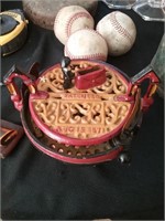 Cast iron coin bank I suspect reproduction