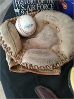 Professional model baseball glove and a Rawlings