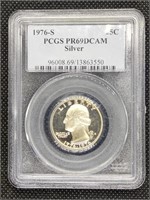 1776-1976-S Washington Silver Quarter coin PCGS