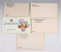 Lot #4203 - (5) US Mint Uncirculated Proof sets: