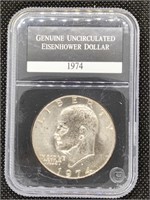 1974-D Eisenhower Dollar coin Brilliant