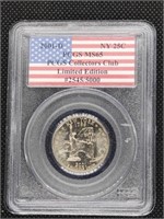 2001-D New York State Quarter Coin PCGS MS65