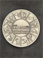 3" City of Fresno 1st Ever Summer Olympics Silver