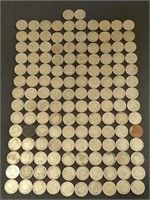 Collection of 142 antique Liberty V Nickel coins