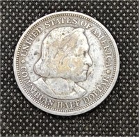 1893 US "Columbian" Commemorative Silver Half