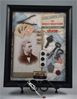 Lot #4235 - Framed Collage Dixie Chew, Ration