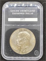 1977 Eisenhower Dollar coin Brilliant