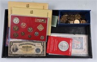 Lot #4247 - Flat of coins and coinage to