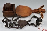 Lot #4285 - Qty of tin cookie cutters, primitive