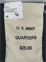 Sealed US Mint bag of 2013-S Mount Rushmore