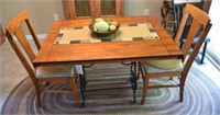 Lot #4291 - Very Nice Country slab top table