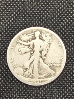 1921-S Walking Liberty Silver Half Dollar coin