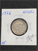 1926 Buffalo Nickel Coin marked XF