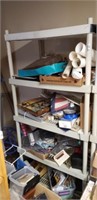 (7) Plastic Shelf w/ 4 Shelves