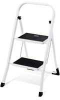 New Delxo Step Ladder 2 Step Stool with Handle