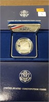 U.S. Constitution Coin/Silver Dollar w/ COA