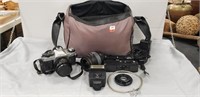 Canon 35mm Camera, Bag & Accessories