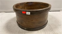 Antique Leather/Wood Shaker Style Box