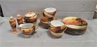 Vintage Noritake China, Set Of 6 Cups, 6 Saucers