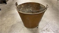 9in. Tall Copper Pail, Dented