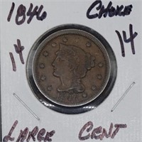 1846 Large cent, choice