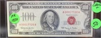 1966 Series US note red seal, choice+