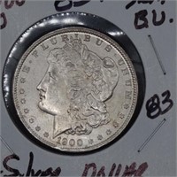 1900-O silver dollar choice gem BU