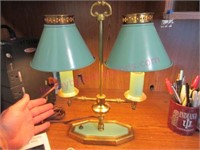 Vintage brass-metal desk lamp (BR)