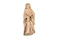 15th C FRENCH LIMESTONE FIGURE OF AN APOSTLE