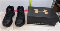 New Under Armour Size 5.5y Black Sneakers