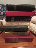(7) Vintage Holy Bibles (basement)