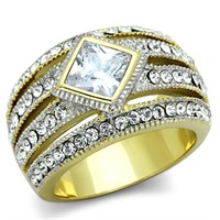 Princess 1.24ct White Sapphire Pave Ring