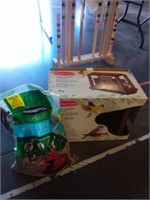 Bird Feeder and Bag Of Feed