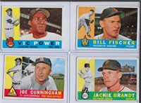 (10) 1960 Topps Baseball Cards