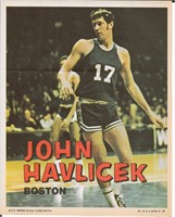 1968 Topps Basketball Posters:  John Havlicek