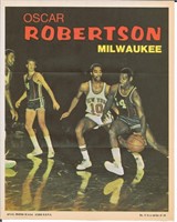 1968 Topps Basketball Posters: Oscar Robinson