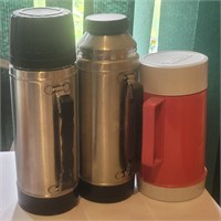 3 thermos's