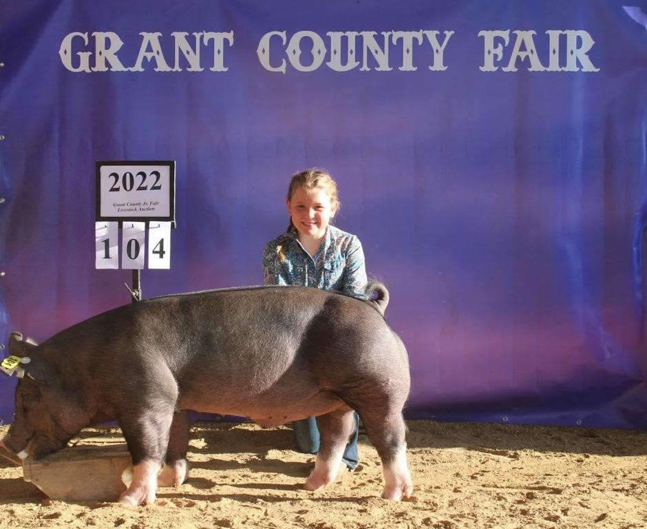Grant County Fair Junior Livestock Auction 2022