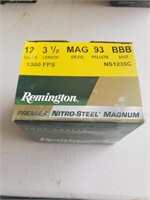 Remington 12 guage 31/2 inches BBB shot