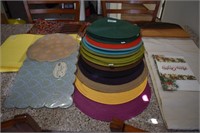 Large Lot of Placemats and Wood Trivet