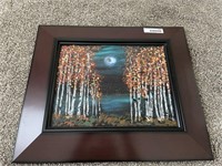 Framed Fall Painting