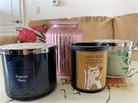 Lot of 4 Scented Candles