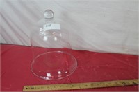 Hand Blown Glass Bell Cheese / Wine Cover