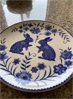 Blue Bunny Plate